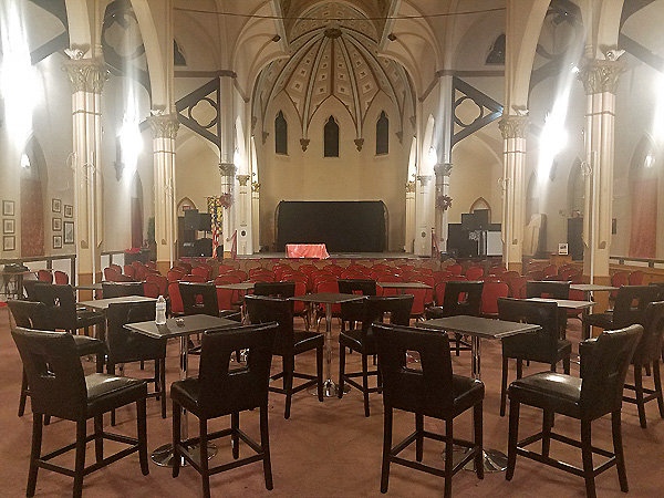 Stage at St. Kieran's Cathedral